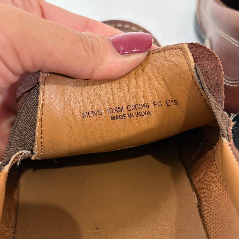 Cole Haan Loafer Mens 10.5  Brown Leather Penny Loafer Slip On Moccasin Shoes - Picture 8 of 11